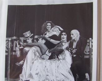 Lot 81   1975  Set of 6 B&W Rocky Horror stills, 8 1/2" x 11" with original shipping sleeve  (all in a 3-ring binder).  Condition:  Mint.  