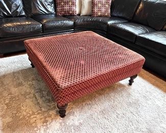 Extra large Stickley ottoman from Toms Price 