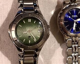 Men's Fossil watches - like new