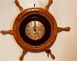 Vintage Chelsea Nautical Ship Clock