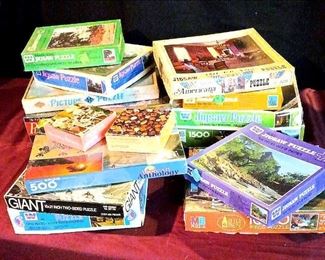 Hours of Fun Assorted Puzzle Lot