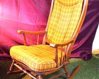 Rocking Chair with Foot Stool