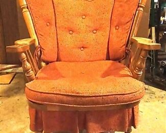Spring Loaded Rocking Chair