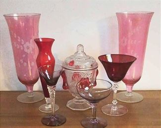 Valentines Day Glassware