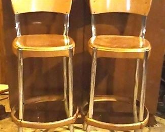 Vintage Cosco Style Counter Height Stools