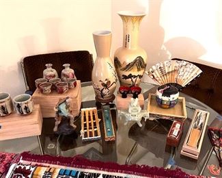 Lot of beautiful Asian items - many with the original boxes 