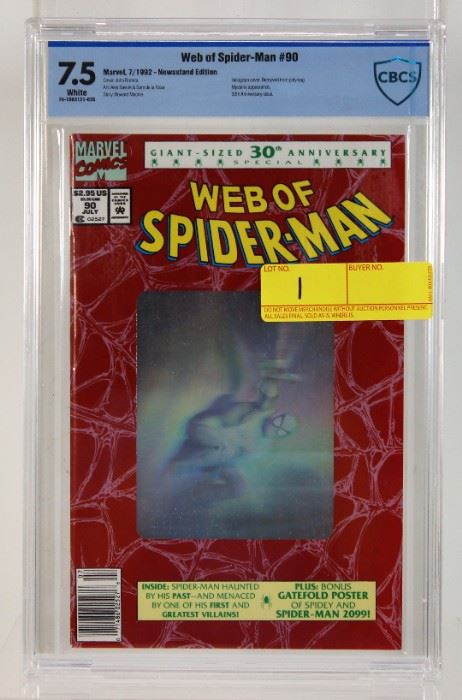 Web of Spiderman #90 CBCS 7.5