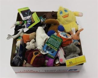 Box of Misc Stuffed Toys