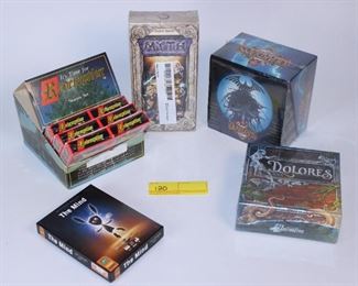 5pc Misc Trading Card Decks & Booster Boxes Lot