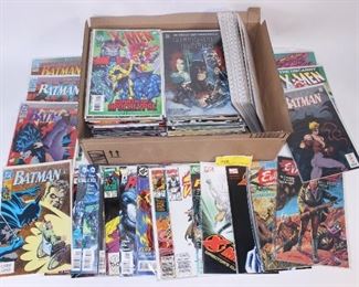 Box lot comics, modern D.C. & Marvel