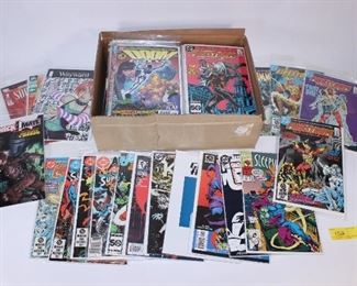 Large box lot comics modern DC, Marvel, etc
