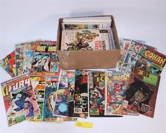 Box lot comics, vintage DC Marvel Charlton