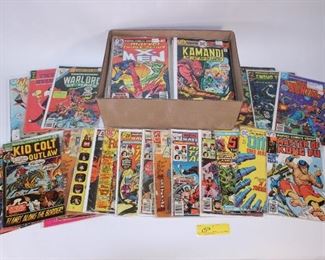 Box lot silver & bronze age comics