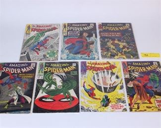 7pc Amazing Spiderman Comics