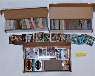 3 1-Channel Boxes of Batman StarWars & Other Cards