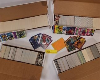 4 1-channel Boxes of Superhero Cards
