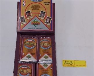 91-92 Basketball box wax packs