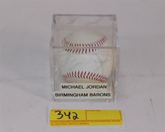 Michael Jordan Birmingham signed ball