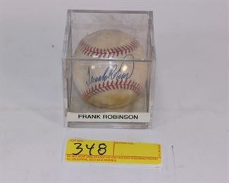 Frank Robinson Signed baseball