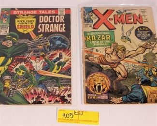 2pc X-Men #10 & Strange Tales#155 Comics