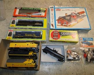 Ahearn, Atlas, Lionel, Bachmann Trains. Prices will vary $5-100 per engine. The Bachmann Spectrum is $100. 