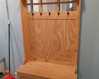 Entry Hall Coat Hanger with Bench70x40 1/2x18 $150