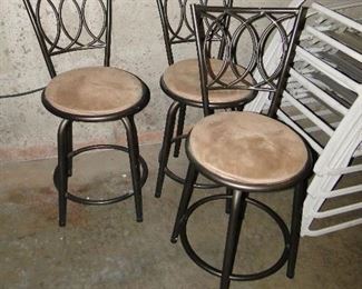 Bistro Table Chairs (Table is in another shot $150 for all 4 pieces.