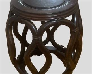 Vintage Chinese Drum Stool Table