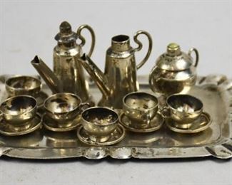 Miniature tea set