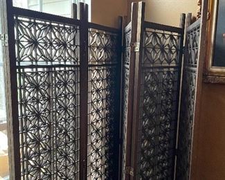 LARGE wood room divider 
