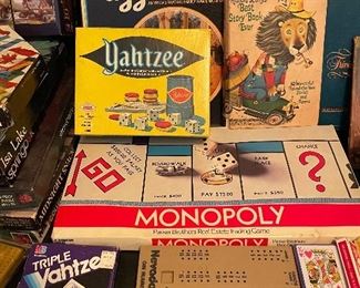 Vintage board games