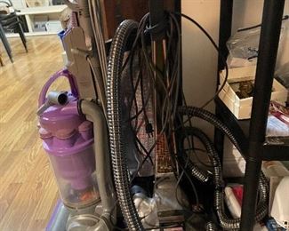 Vintage Kirby vacuum and dyson vaccuum