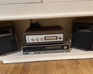 Vintage stereo equipment 