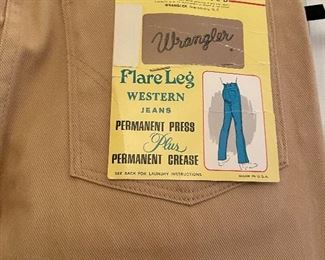 New with tags vintage ladies flare leg wrangler jeans 