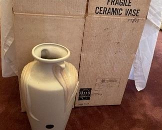3- Harris potteries ceramic vases 
Made in USA 