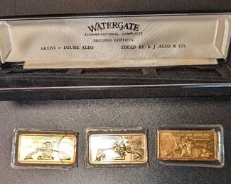 1 oz ingots sterling bars with 24 karat gold plate 