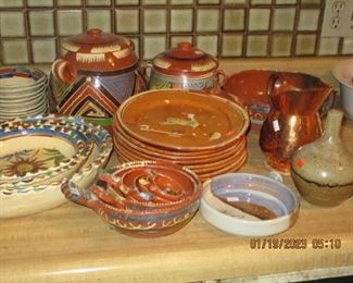 Mexican pottery from the 1940s