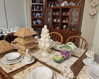 Everyday dishware / pink willow by Churchill place settings still in the box