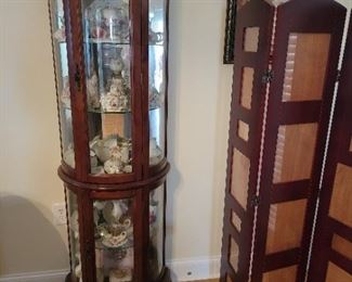 Curio Cabinet ,- and you guessed it, more rose china!