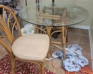 nook table and four chairs
