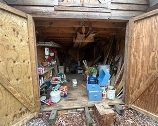 barn garage filled