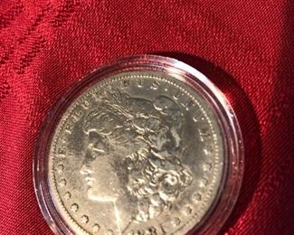 1881 Morgan Silver One Dollar