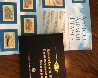 Americas First Commemorative Stamps Collection, Antique Airmail Plane Stamps