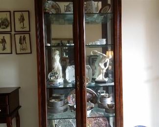 Lighted china cabinet