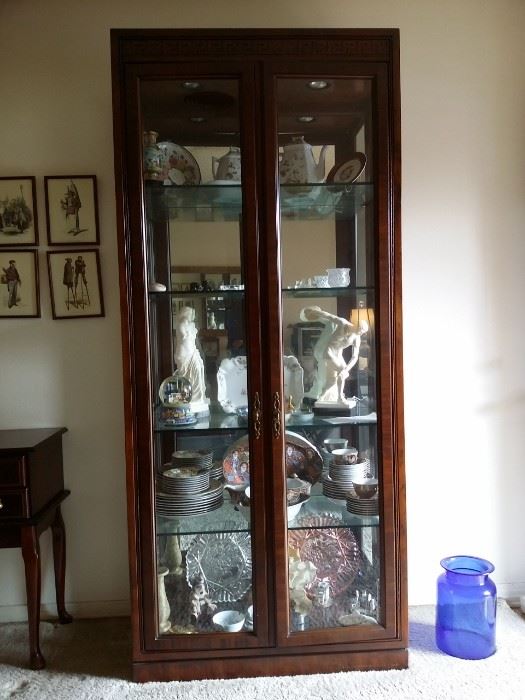Lighted china cabinet