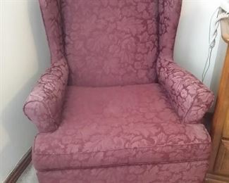 Wing back chair