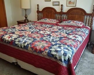 King size bed - matches the dresser - Sumter Furniture Co.