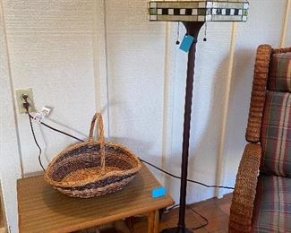 Tiffany style floor lamp