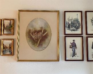 Allison print and misc. artwork