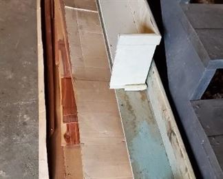 Cedar Closet Liner and vintage curtain boxes
